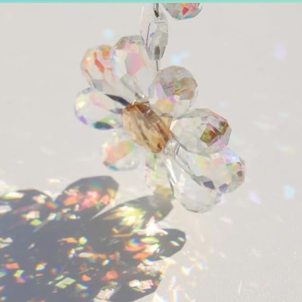 🌸 2 PC Flower Crystal Suncatcher - Picture 11 of 11
